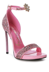 Thumbnail for Straight Fire High Heel Glitter Stilettos