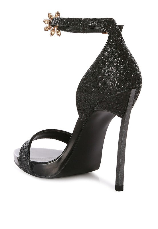 Straight Fire High Heel Glitter Stilettos