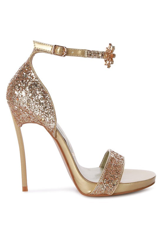 Straight Fire High Heel Glitter Stilettos