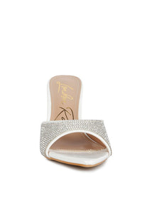 Thumbnail for Sundai Diamante Ballroom Stiletto Sandals