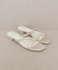 Thumbnail for Oasis Society Ada - Delicate Knotted Flat Sandal