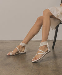 Thumbnail for Oasis Society Abril - Strappy Ankle Wrap Sandal