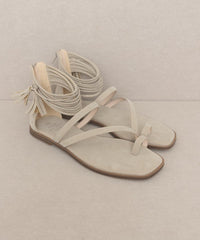 Thumbnail for Oasis Society Abril - Strappy Ankle Wrap Sandal