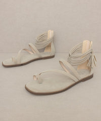 Thumbnail for Oasis Society Abril - Strappy Ankle Wrap Sandal