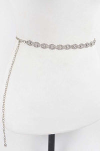 Thumbnail for Rhinestone Fashion Chain Belt