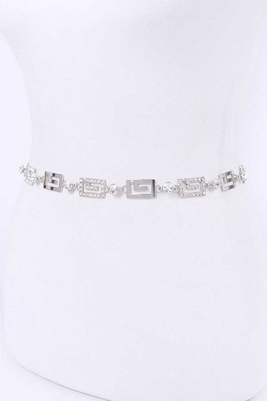 Crystal Fashion Chain Belt