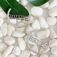 Thumbnail for Bride Shines Hoop Earrings