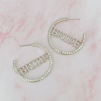 Thumbnail for Bride Shines Hoop Earrings