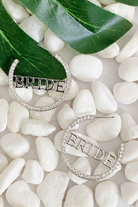 Thumbnail for Bride Shines Hoop Earrings