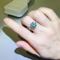 Thumbnail for 2 Carat Moissanite 925 Sterling Silver Ring