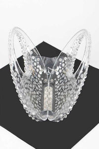 Thumbnail for Rhinestone Cleared Top Handle Box Clutch