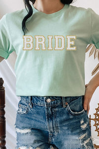 Thumbnail for Bride Faux Chenille Graphic Tee