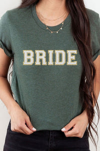 Thumbnail for Bride Faux Chenille Graphic Tee