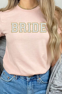 Thumbnail for Bride Faux Chenille Graphic Tee