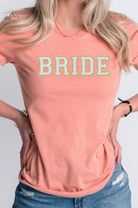 Thumbnail for Bride Faux Chenille Graphic Tee