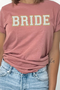 Thumbnail for Bride Faux Chenille Graphic Tee