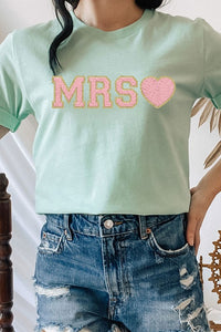 Thumbnail for Mrs. Faux Chenille Graphic PLUS Tee