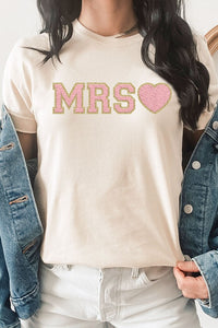 Thumbnail for Mrs. Faux Chenille Graphic PLUS Tee