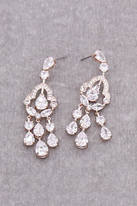 Thumbnail for Bell Shape Cubic Zirconia Drop Earrings