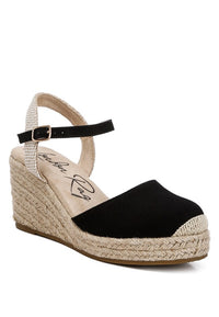 Thumbnail for Trand Wedge Espadrille Sandals