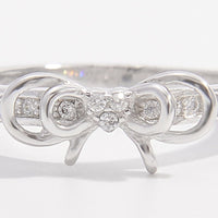 Thumbnail for 925 Sterling Silver Inlaid Zircon Bow Ring