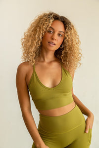 Thumbnail for Twist Tank Activewear Tank + Bra