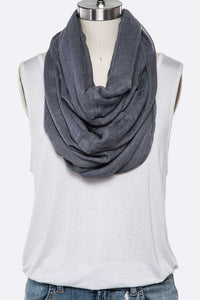 Thumbnail for Solid Color Large Cotton Fashion Infinity Scarf