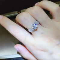 Thumbnail for 1 Carat Moissanite 925 Sterling Silver Ring