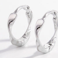 Thumbnail for 925 Sterling Silver Hoop Earrings