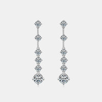 Thumbnail for 4 Carat Moissanite 925 Sterling Silver Earrings