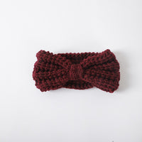 Thumbnail for KNITTED BOW WINTER HEAD BAND