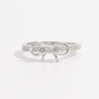 Thumbnail for 925 Sterling Silver Inlaid Zircon Bow Ring