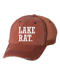 Thumbnail for Lake Rat Embroidered Trucker Hat