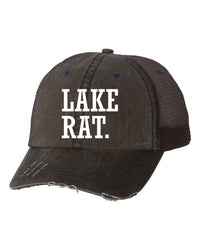 Thumbnail for Lake Rat Embroidered Trucker Hat