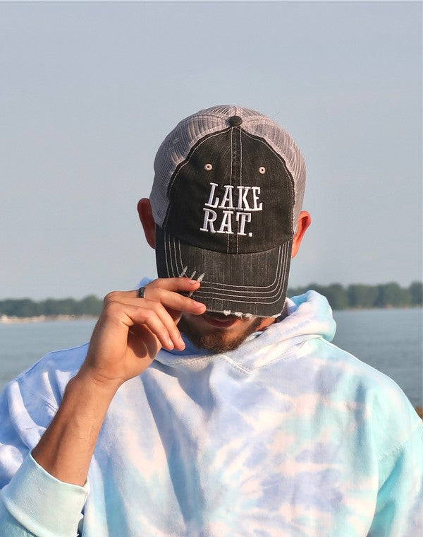 Lake Rat Embroidered Trucker Hat