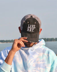 Thumbnail for Lake Rat Embroidered Trucker Hat