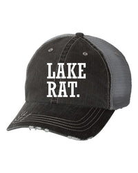 Thumbnail for Lake Rat Embroidered Trucker Hat