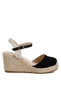 Thumbnail for Trand Wedge Espadrille Sandals