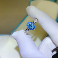 Thumbnail for 2 Carat Moissanite 925 Sterling Silver Ring