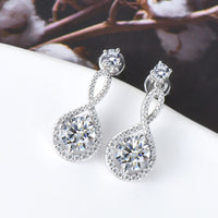 Thumbnail for 1 Carat Moissanite 925 Sterling Silver Earrings