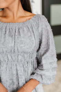 Thumbnail for All Is Well Dress In Opal Gray