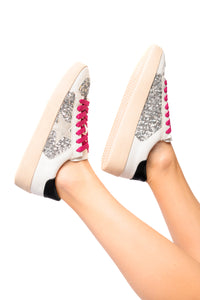 Thumbnail for Another Round Sneakers in Silver Sequins