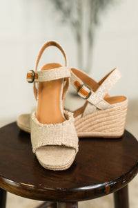 Thumbnail for Arnold Natural Linen Wedges