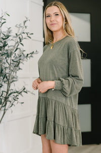 Thumbnail for Autumn Breeze Long Sleeve Knit Dress