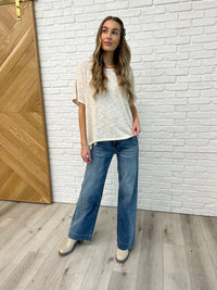 Thumbnail for Basically Flowing Dolman Sleeve Top in Sand Beige
