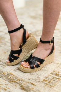 Thumbnail for Behold Black Braided Twine Wedge