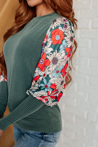 Thumbnail for Better Than Usual Floral Detail Top