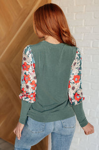 Thumbnail for Better Than Usual Floral Detail Top