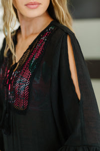 Thumbnail for Boheme Bay Swim Cover Up in Black