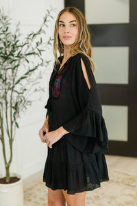 Thumbnail for Boheme Bay Swim Cover Up in Black